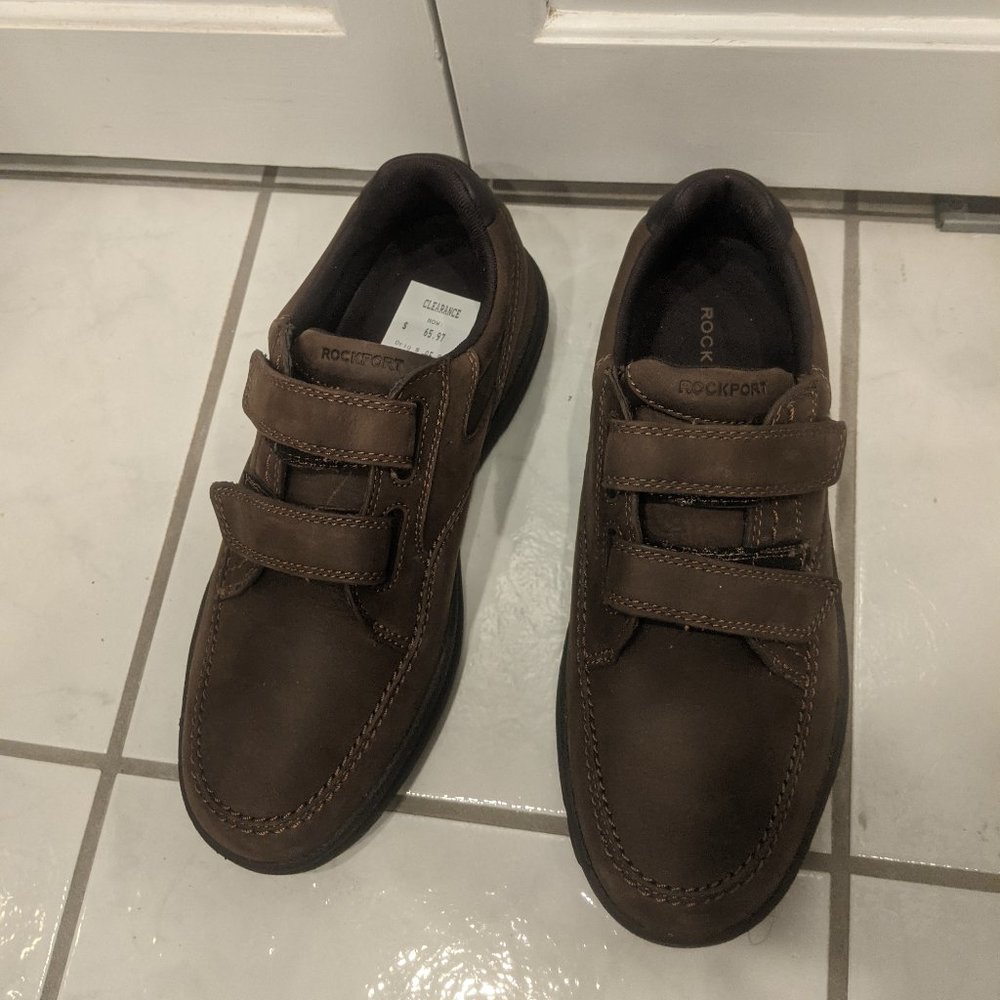 Rockport Casner Chocolate Nubuck Leather Shoes 10W